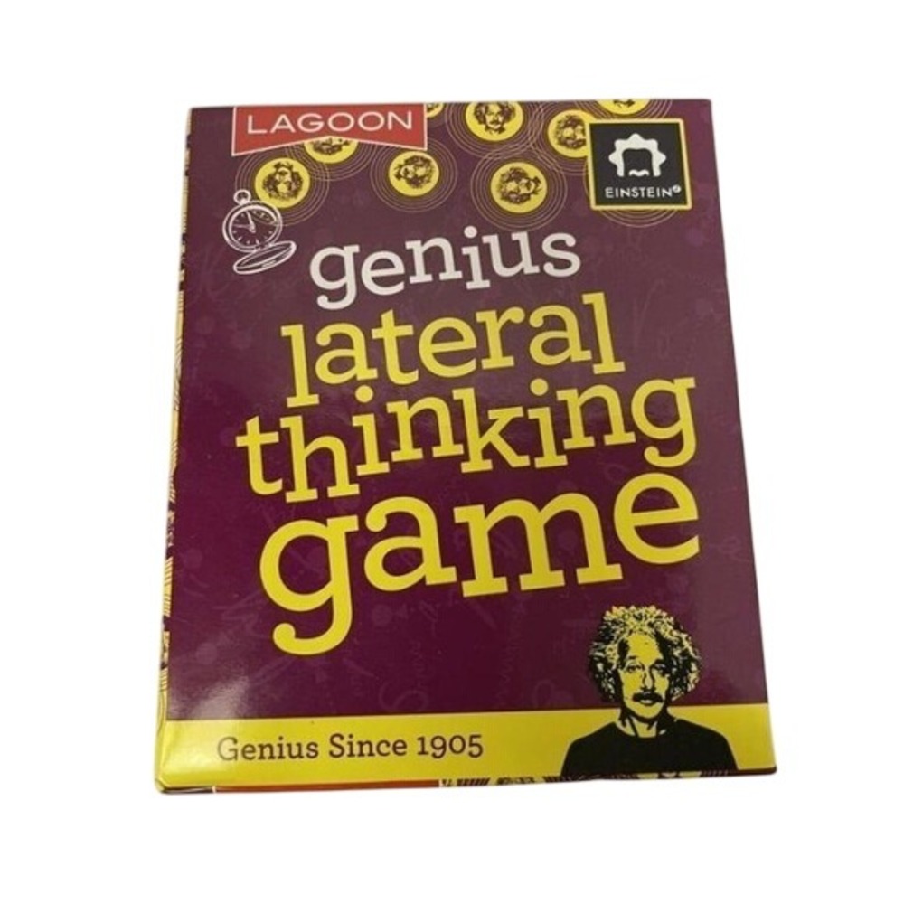Lagoon Genius Einstein Board Games Classic Lateral Thinking NEW
